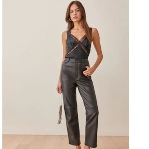 Reformation Silk vendome top